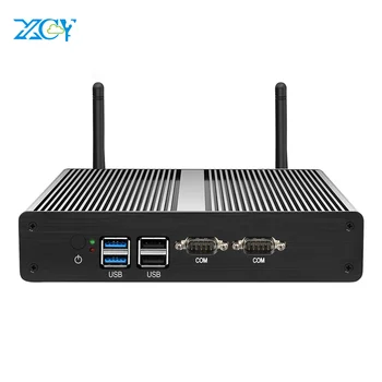 

XCY X34 Mini PC Intel Celeron J1900 J1800 Dual Gigabit Ethernet Windows Linux WiFi 2*RS232 HDMI VGA 4*USB Industrial Micro PC