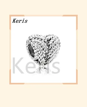 

100% 925 sterling silver 797618 retro-elegant charm nature icon heart charming female present jewelry