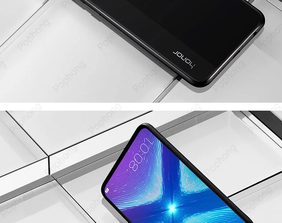 Мобильный телефон HONOR 8X с глобальной прошивкой, 4 ГБ, 64 ГБ, Восьмиядерный процессор Kirin 710, 6,5 дюймов, Android 9,0, 3750 мА/ч, сканер отпечатков пальцев, 20 МП