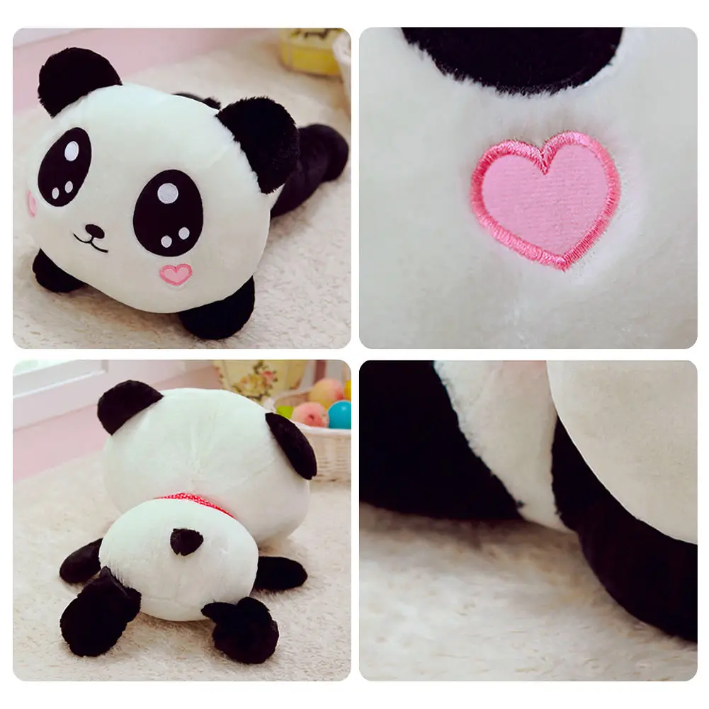 20cm Panda Plush Doll Toy Pillow Soft Animal Giant Panda Body Pillows Stuffed Bolster Children Birthday Christmas Gift