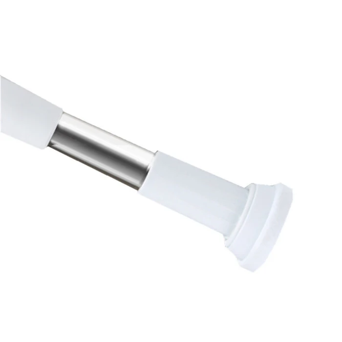 Tension Rod Curtain Shower Adjustable Rod Spring Tension Easy Installation JS22
