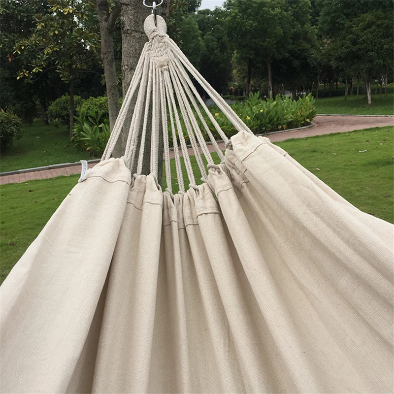2 Person Hammock Boho Large Brazilian Macrame Fringe Double Deluxe Hammock Swing Net Chair for Out/Indoor Patio Porch Decor