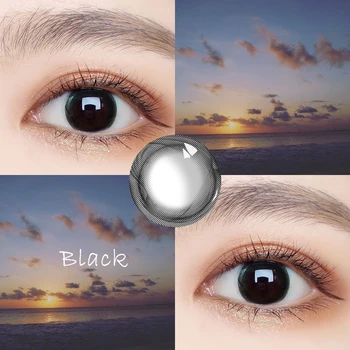 

Diopter myopia Beautiful Pupil Color Contact Lenses Prescription Female Path 14.5mm Cute Multicolor Party Gift Girl Cosplay