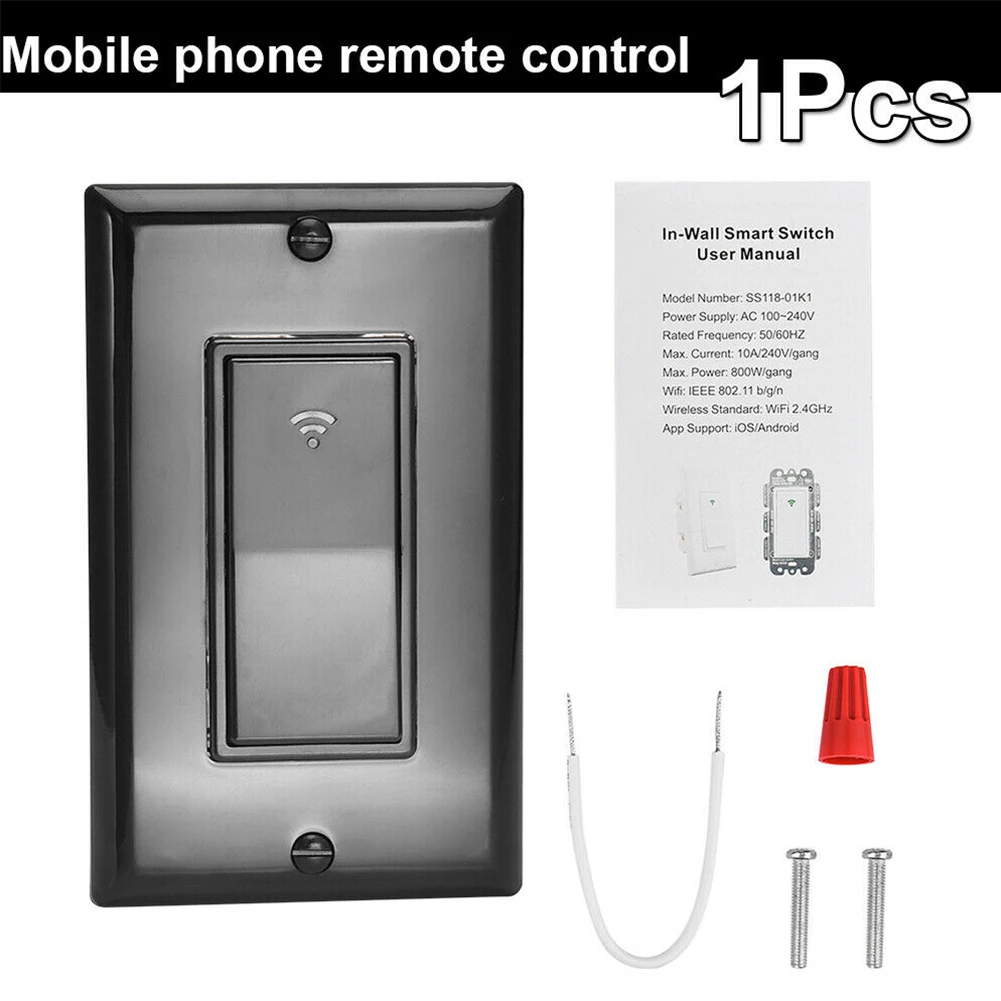 

Remote Control Home WIFI Smart Bedroom Wall Light LED Backlight Universal Easy Install PC APP Timing Touch Switch Living Room