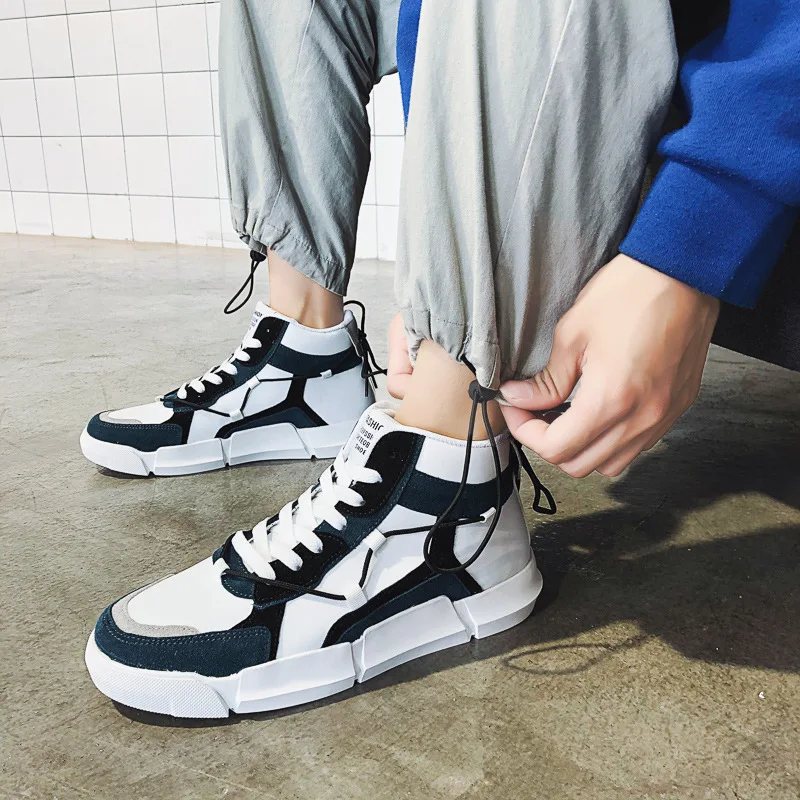 

2019 New Style Autumn MEN'S SHOES Breathable Korean-style Trend Wearable Sports Leisure Board Shoes Network Red England Versatil