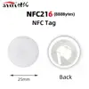 5pcs NFC Tag NFC216 Label 216 Stickers Tags Badges Lable Sticker 13.56mHz for huawei share ios13 personal automation shortcuts ► Photo 1/6