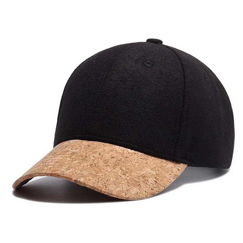 Новые осенние пробковые модные простые мужские и женские шляпы, бейсболки, хип-хоп простые классические кепки, зимняя теплая шапка