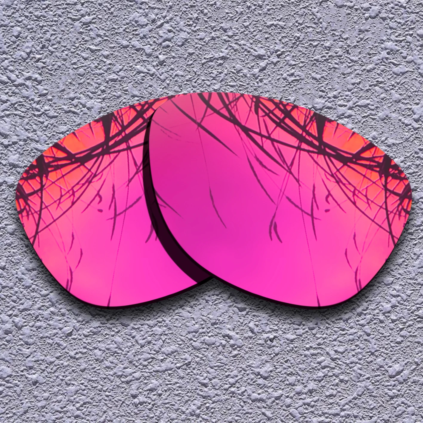 

Purple Red Polarized Replacement Lenses for Oakley Frogskins Sunglasses