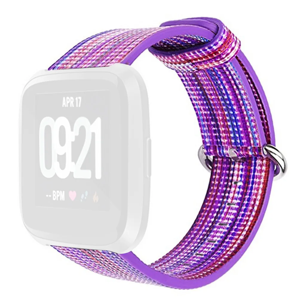 25# легкий кожаный ремешок ForFitbit Vers 2 ремешок на запястье браслет ремешок для Fitbit Vers 2 ремешок Регулируемая Замена