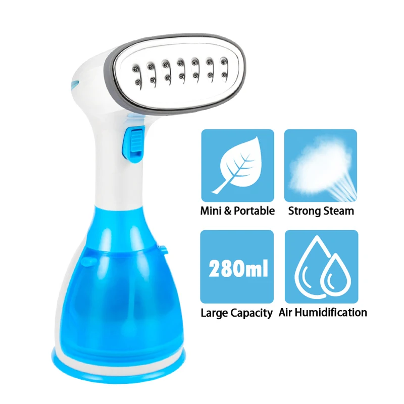 

280ml Handheld Garment Steamer 1500W Powerful 15s Fast-Heat Steam Multi-Purpose Ironing Facial Steamer Air Humidifier Machine