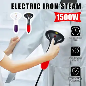 

Handheld Steamer Clothes 1500W Garment Steamer 20S Fast-Heat Portable Steam Iron For Clothes Steam Brush Ironing With Brush Head