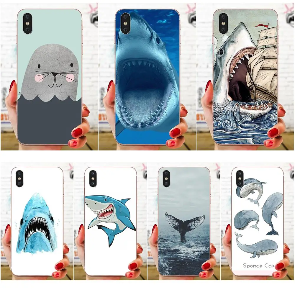 TPU Popular Hot Sea Lions Seal Shark Dolphin For Xiaomi Mi3 Mi4 Mi4C Mi4i Mi5 Mi 5S 5X 6 6X 8 SE Pro Lite A1 Max Mix 2 Note 3 4 | Мобильные