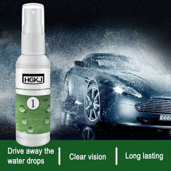 

50ml HGKJ 1 Nano Hydrophobic Coating Liquid Glass Waterproof Spray Rainproof For Glass Fabric Cloth Shoes Agent