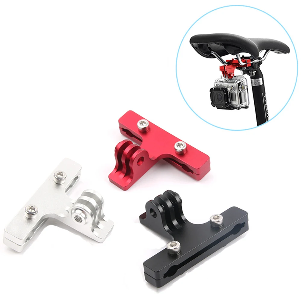 

Aluminum Bike Bicycle Saddle Bike Seat Mount Tripod Holder Bracket Adapter Clamp for Gopro Hero 7 SJCAM Yi 4k mijia camera