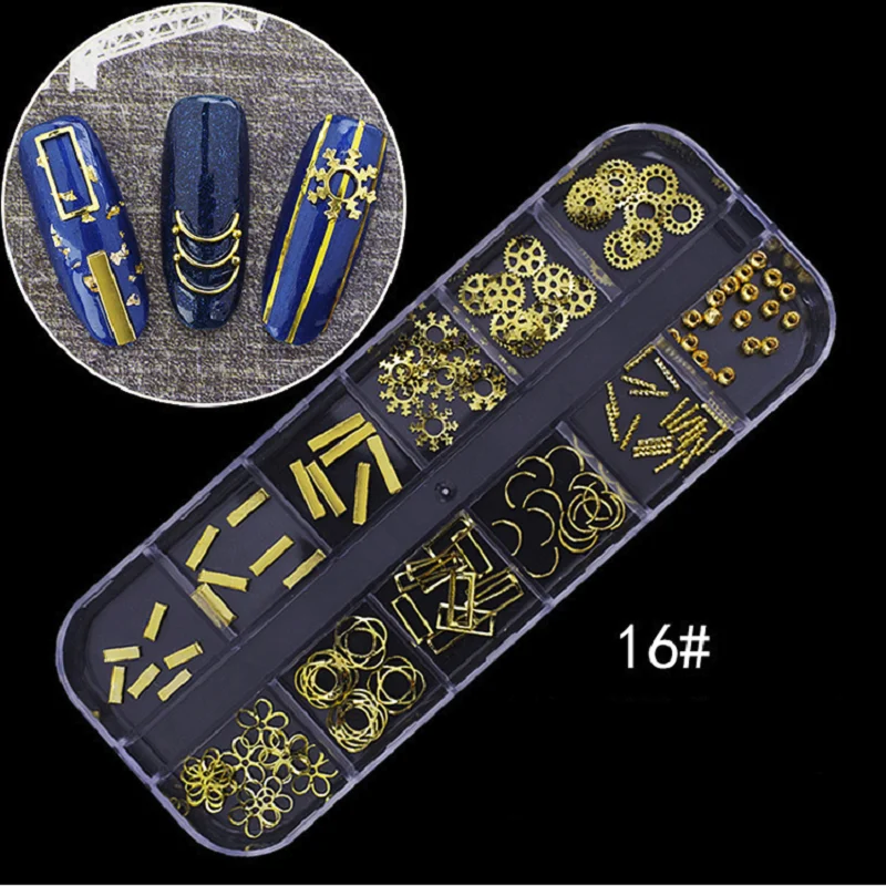 Кристальные Красочные Стразы 3D украшения для ногтей блестящие драгоценные камни украшения для маникюра золотые серебряные стразы