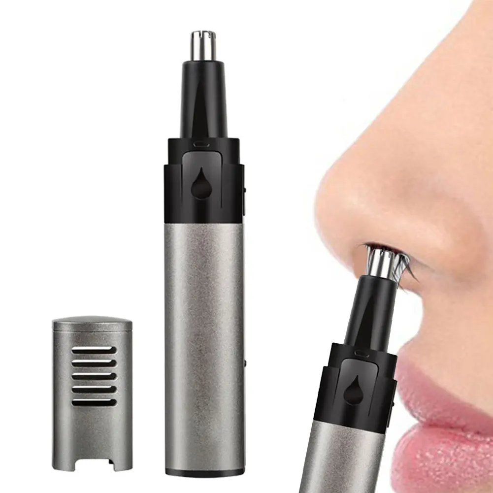 

Cleaning Safe Nose Trimmer USB Charging Stainless Steel Stylish Electric Gift Multifunctional Practical Ear Remover Portable