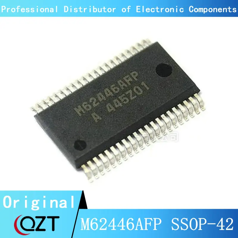 10pcs/lot M62446AFP SSOP M62446 M62446A M62446AF M62446FP SSOP-42 chip New spot 10pcs original genuine iso7760fdbq ssop 16 emc enhanced six channel digital isolator chip
