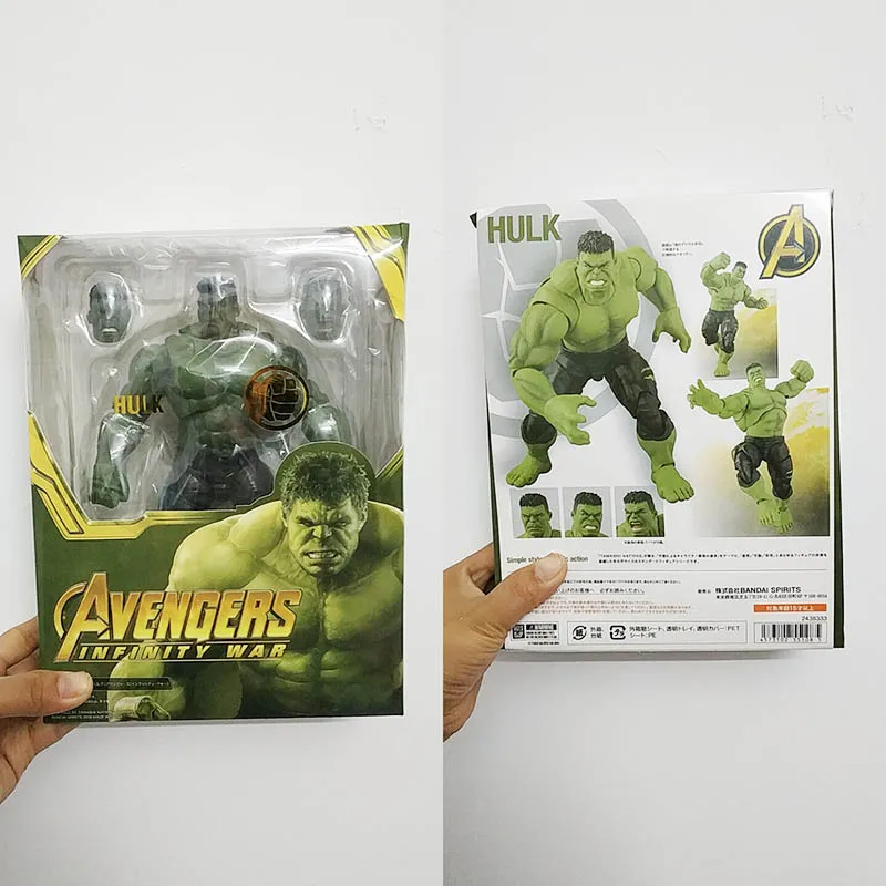 21 см SHF Фильм Мстители Бесконечность войны Халк баннер Брюс ПВХ фигурка модель игрушки кукла для подарка
