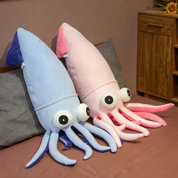 Simulação bigeye lula animal brinquedos de pelúcia macio confortável presente de aniversário para amigos acompanhar dormir boneca decorações cabeceira