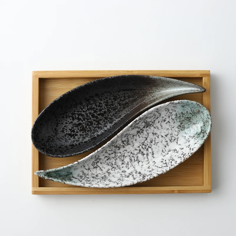 Японские закуски лоток креативные холодное блюдо закуски маленькое блюдо керамические Суши Фруктовая тарелка домашние блюда Повседневная посуда - Цвет: 13