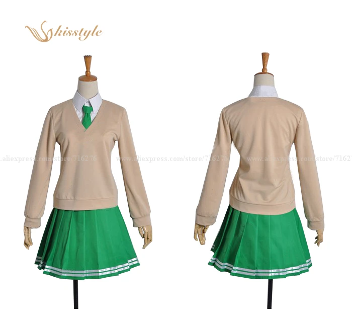 Kisstyle Мода Любовь Лаборатория Natsuo Maki Fujisaki девушка академия Школьная форма Косплей