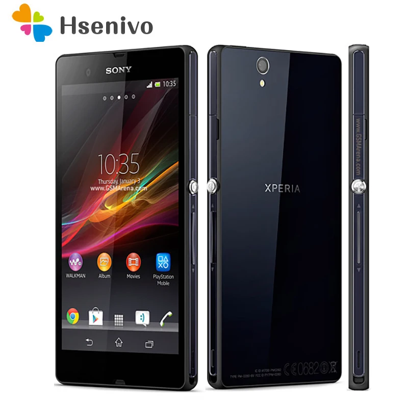 Оригинальный смартфон Sony Xperia Z L36h C6602 C6603 3G и 4G телефон с сенсорным экраном 5 0 дюйма