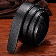 

[Loss Impulse] Fashion Belt Men's Automatic Buckle Casual Card Slot No Buckle Trousers Belt Trend Simple Design Men Leather Belt