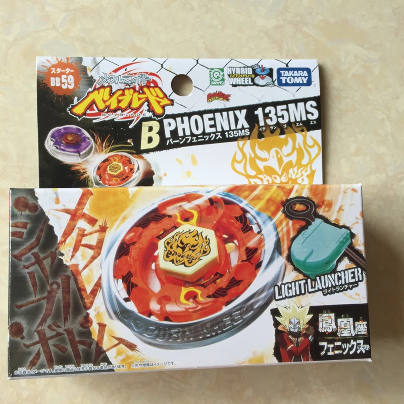 

TAKARA TOMY Japanese BEYBLADE METAL FIGHT BB59 Starter Burn Phoenix 130MS