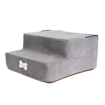

Transer Dog Bed Brown Pet Stair High-density Sponge Microfiber Cover Non-slip Bottom Washable Zipper 19July17 PNO