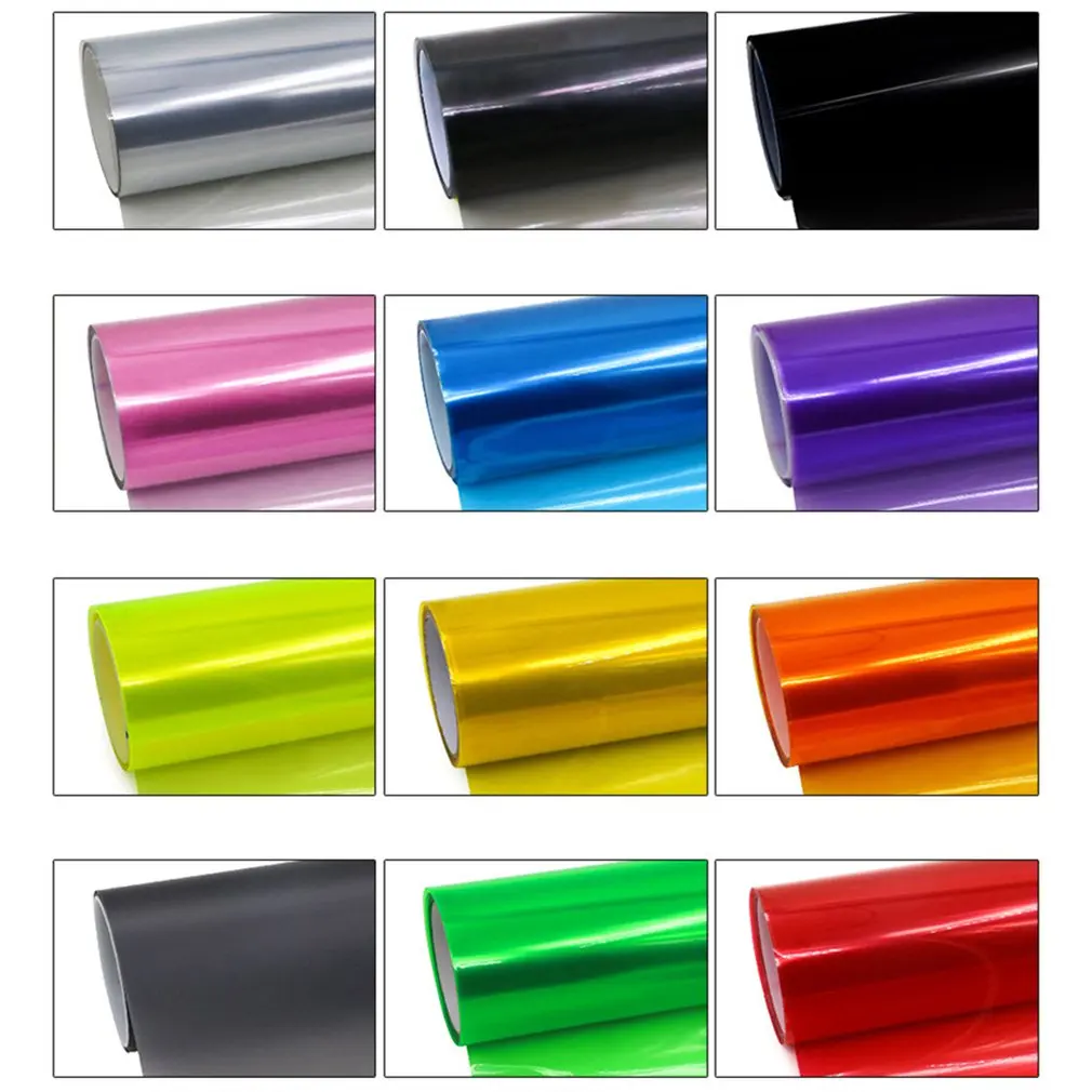 30*100cm Color Changing Stickers Translucent Film Headlights Taillights Styling Protection Film Car Accessory