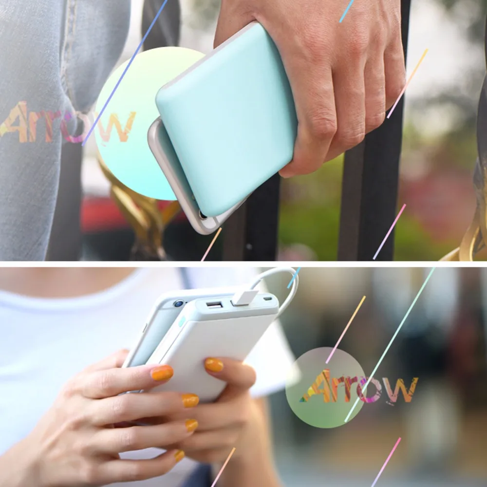 ROMOSS Arrow 20 power Bank 20000 мАч 2.1A Быстрая зарядка литий-полимерный двойной USB внешний банк для Apple iPhone 7 Plus для Xiaomi