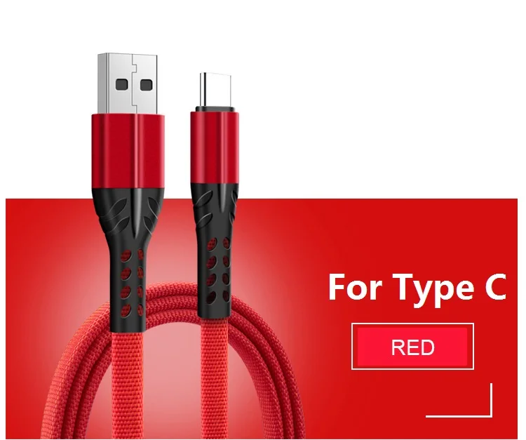 Usb type-C кабель для быстрой зарядки USB C Micro USB шнур для samsung huawei Xiaomi Microusb USB-C зарядный провод type-C зарядный кабель - Цвет: For Type C