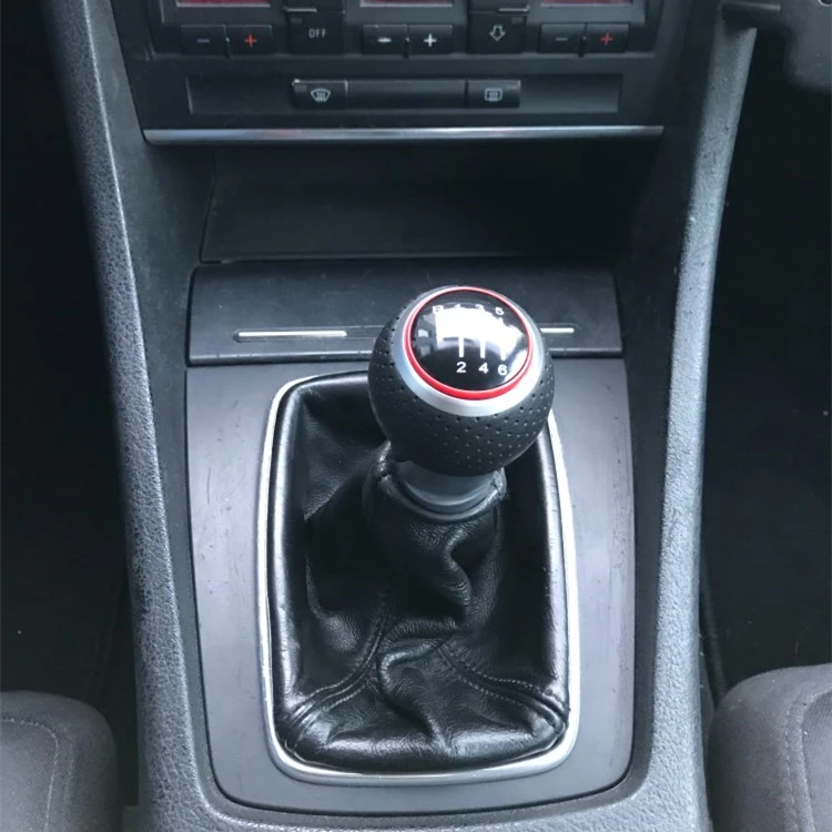 FaroeChi MT ручка переключения передач R123456 для Audi A4 S4 B8 8K A5 8T Q5 8R S Line 07 15 ручная кожаная