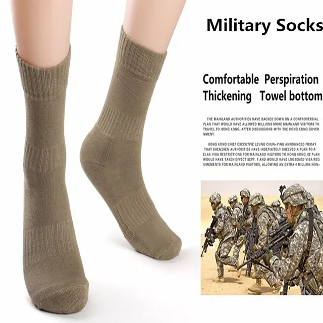 5 paia Nordic Sport Military happy Socks uomo Trekking calze da arrampicata calze a compressione da uomo calze lunghe in cotone per uomo 3