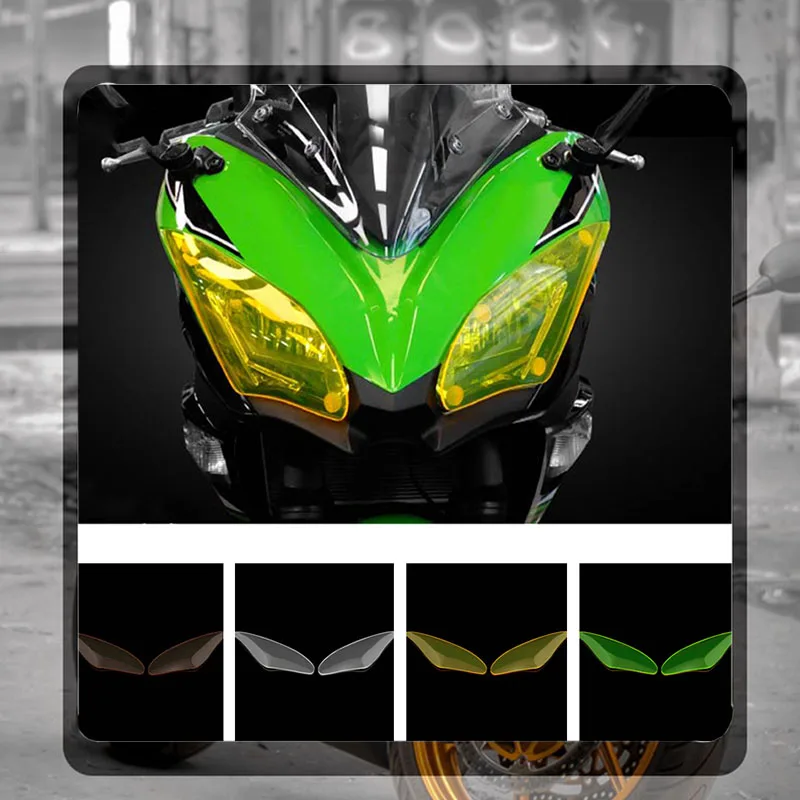 

Для NINJA ZX650 ZX 650 2017 Защитная крышка для передней фары мотоцикла