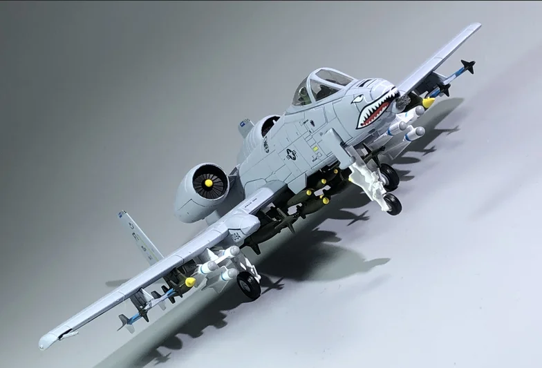 Amer Com USAF Фэрчайлд A-10A Thunderbolt картина с изображением акулы атака Fghter 1/100 литая модель