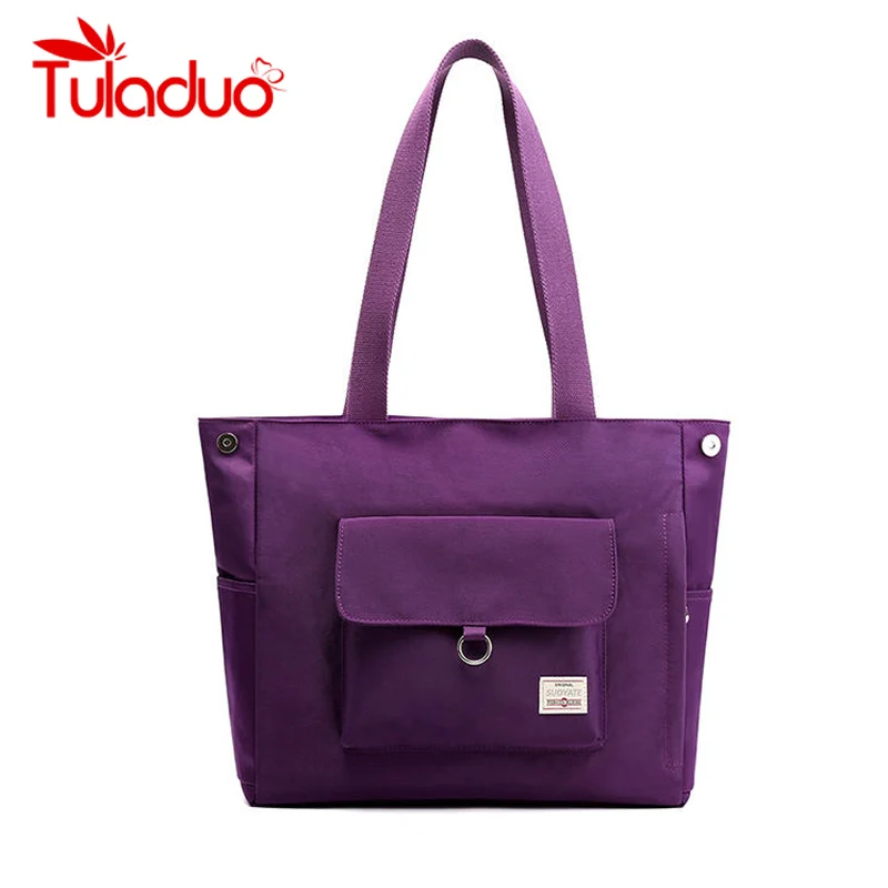 

Fashion Waterproof Women Handbag Casual Large Shoulder Bag Nylon Big Capacity Tote Luxury Brand Design Shopping Bags bolsas