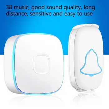 

100-240V Wireless Doorbell Waterproof 300M Range Door Bell Low Price Available At Various Temperatures Door Bell New