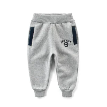 

Kids Boys Letter Embroidered Track Pants Baby Boy Girls Cotton Sport Pants Spring Summer Fall New Children Clothing