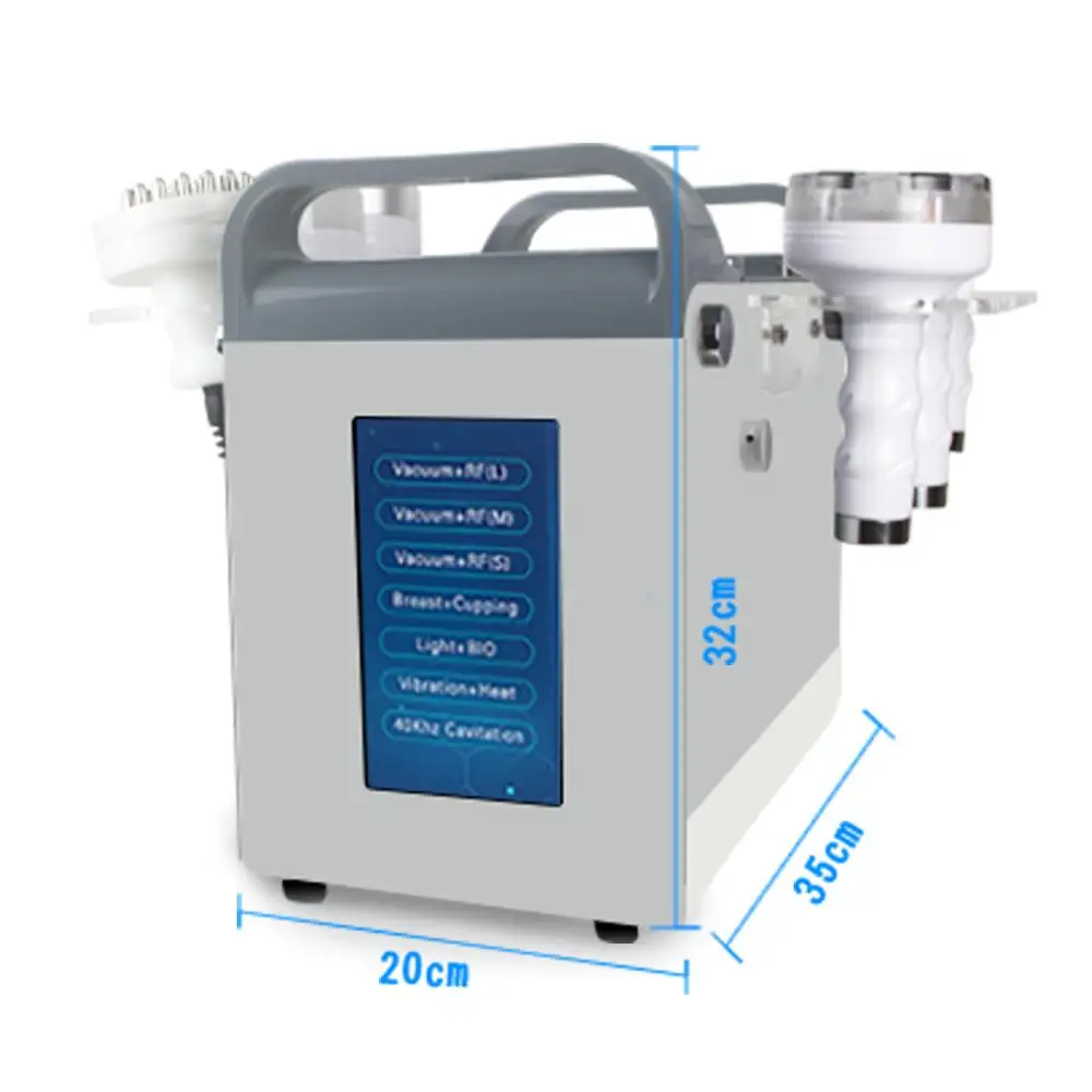  Multi-function Face Lift Ultrasonic Cavitation 5D Carving Instrument Rf Vacuum body shaping Slimmin
