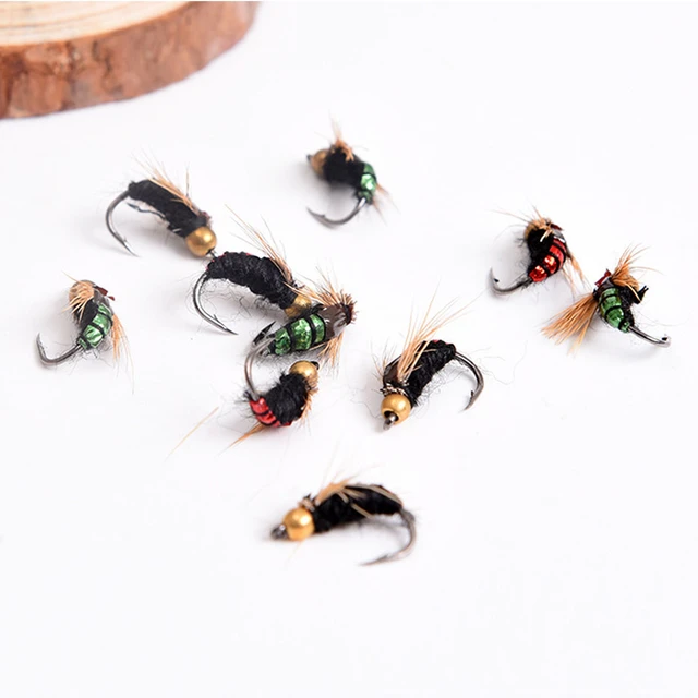 AS 40PCS Insects Bait Flies Fly Fishing Lures Plastic Bag High Carbon Steel  Hook Fish Tackle With Super Sharpened Crank Hook - AliExpress