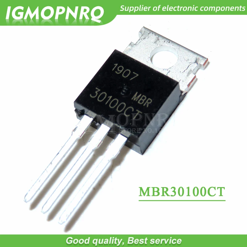 20 шт./лот MBR30100CT MBR30100 диод Шоттки 100В 30A TO-220 новый оригинальный | Электронные