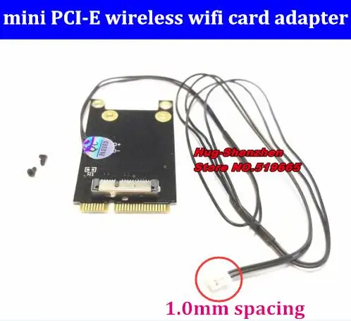 5Pcs Wireless Wifi Mini PCI-E Half To Full Size Card Bracket Adapter+20 Screw GX