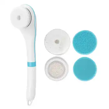 

Electric Bath Brush Massage USB Rechargeable Shower Body Facial Cleaning Brush with Long Handle Massager Device