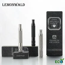

LEMONWALD Stainless Steel Safety Razor Handle, Men's Razor Handle, Men's Gift, Suitable For All Razor Heads ，3 Piece Handle
