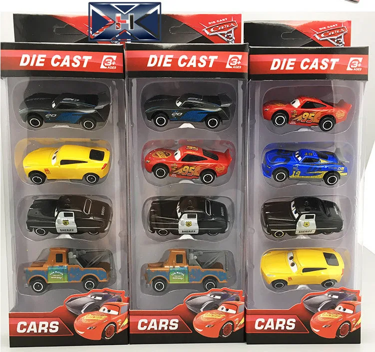 Alloy Car Toy Car 3 Race Car General Mobilization Black