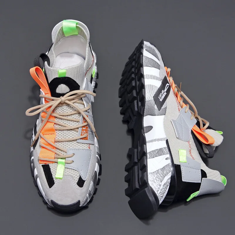 Breathable Lace-up Sneakers - true-deals-club