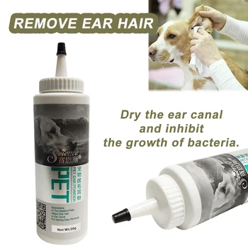 

Pet Ear Powder for Dogs and Cats Pet Ear Health Care Easy to Remove Ear Hair 0