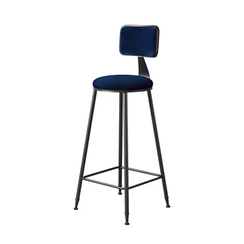 

Northern Europe Bar Chair Ins Leisure Milk Tea Shop Net Red Coffee Light Luxury Creative Backrest