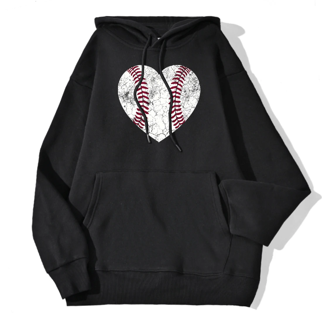 

Heart Print Hoodies 2020 Autumn Winter New Fleece Warm Pullover Women Fashion Long Sleeve Sweatshirts Hiphop Harajuku Streetwear